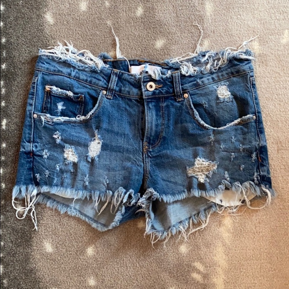 Zara denim shorts